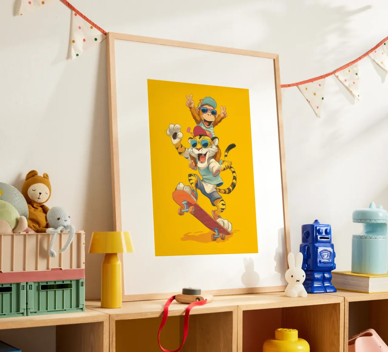 Skate Pals Forever poster con telaio in alluminio da Kiara
