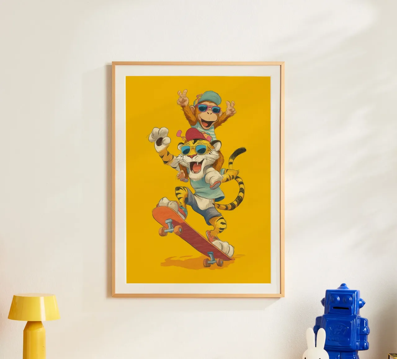 Skate Pals Forever poster con telaio in alluminio da Kiara