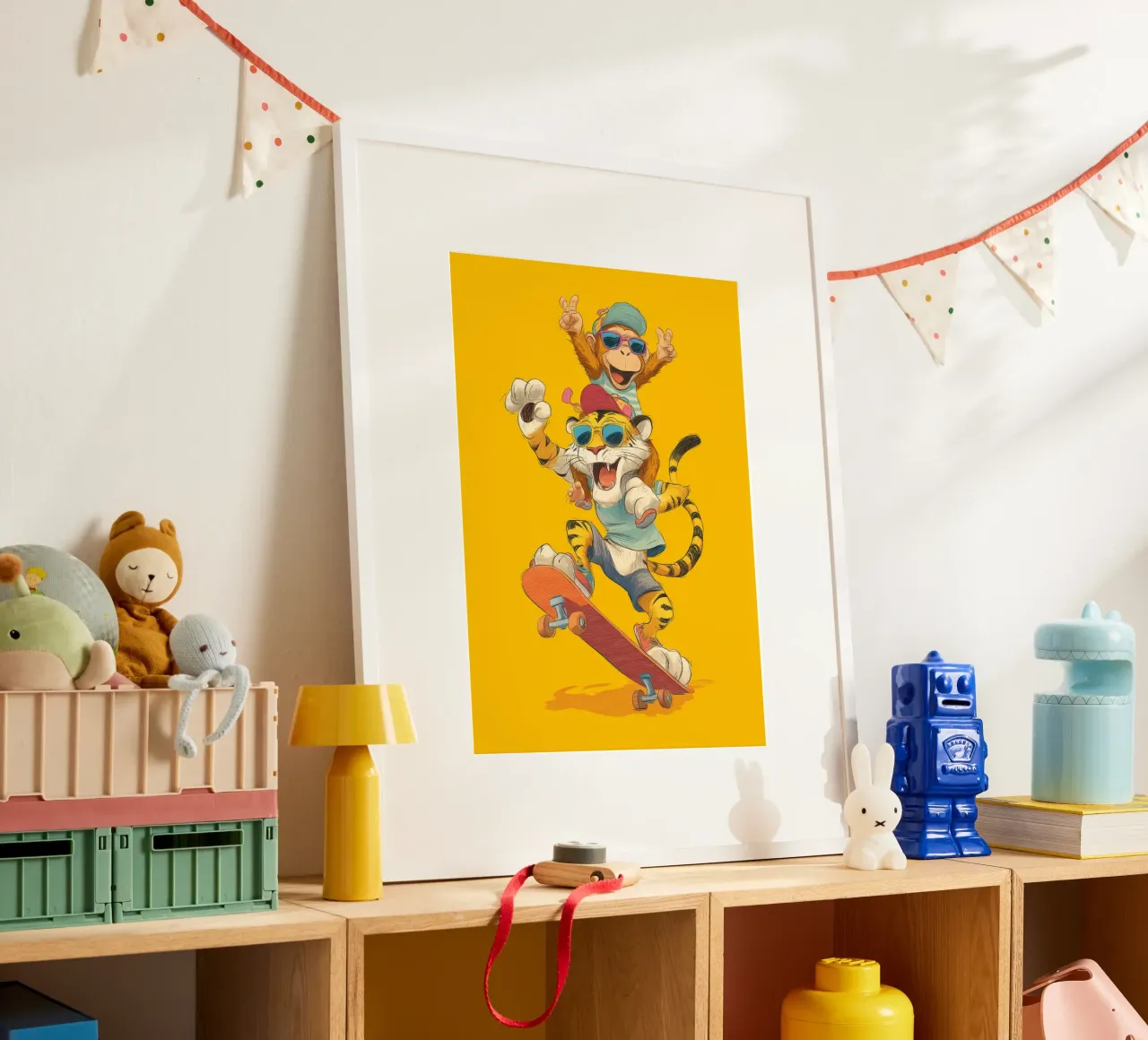 Skate Pals Forever poster con telaio in alluminio da Kiara