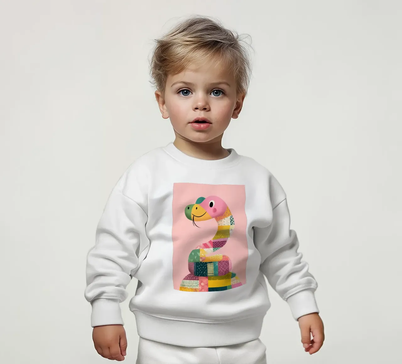 Smiling Snake Friend felpa neonato da Kiara