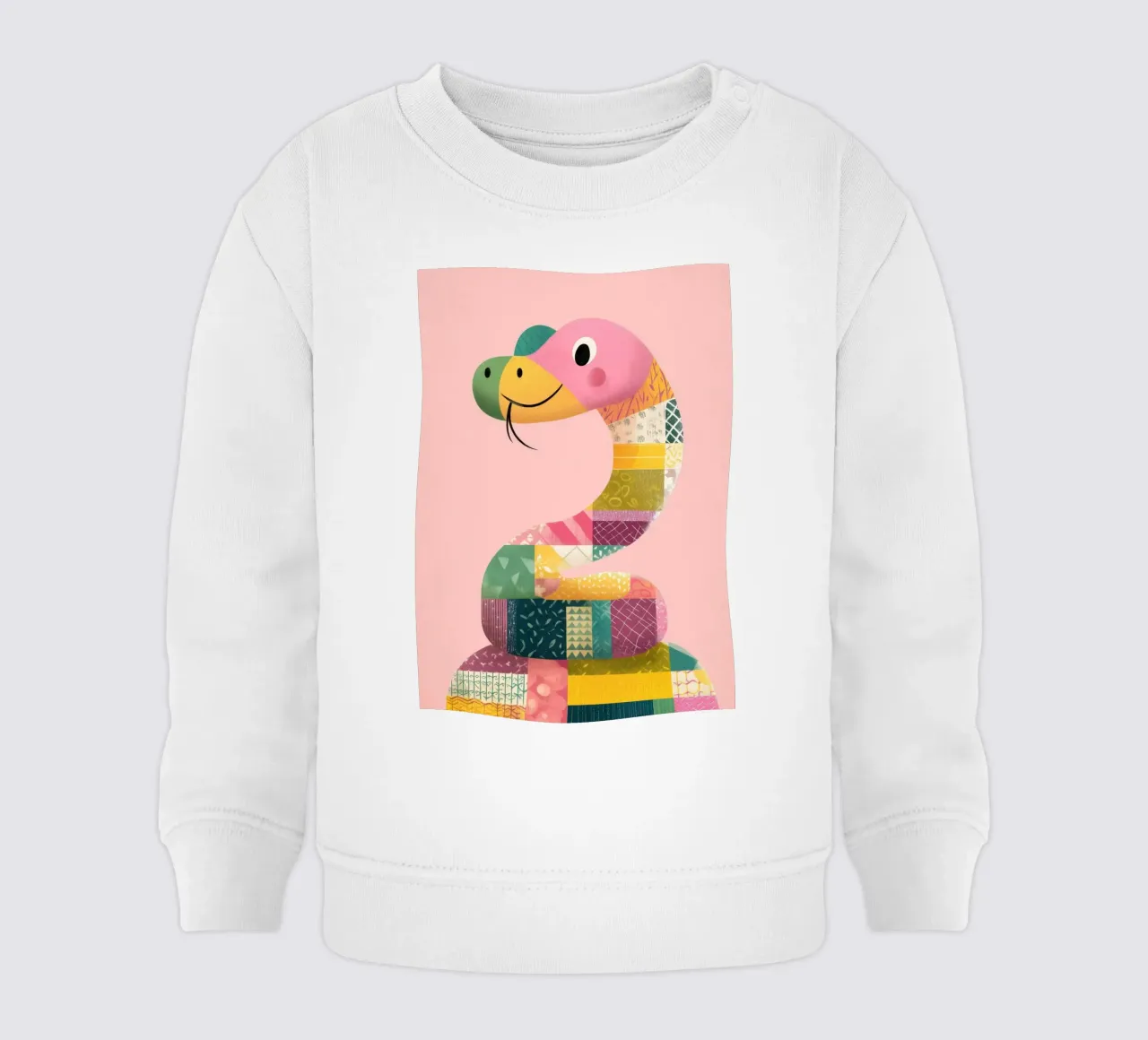 Smiling Snake Friend felpa neonato da Kiara