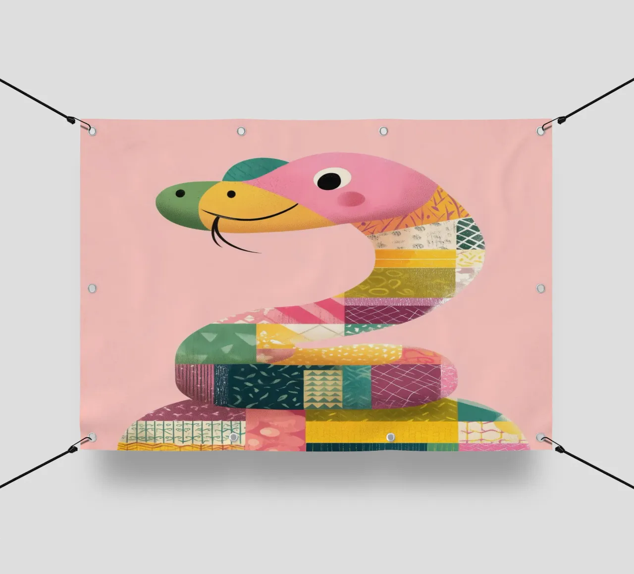 Smiling Snake Friend telo in pvc da Kiara