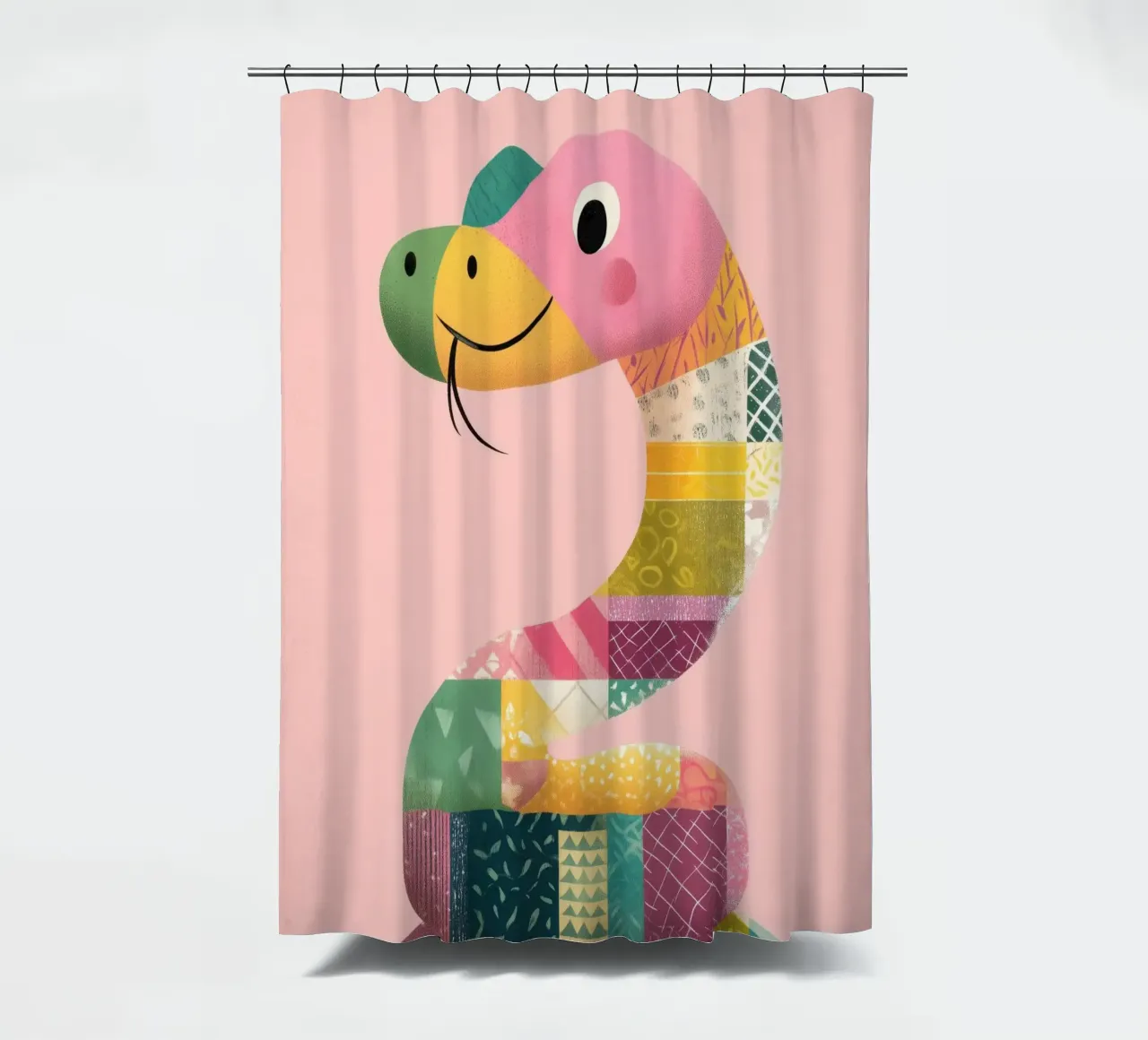 Smiling Snake Friend tenda da doccia da Kiara