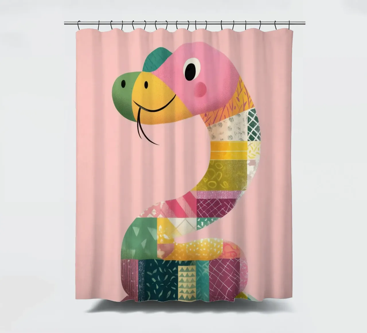 Smiling Snake Friend tenda da doccia da Kiara