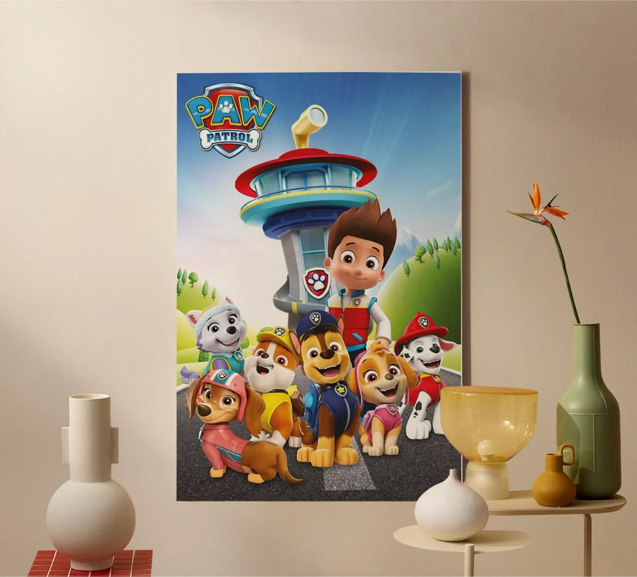 Paw Patrol tela con Cornice a cassetta da Cobron Studio