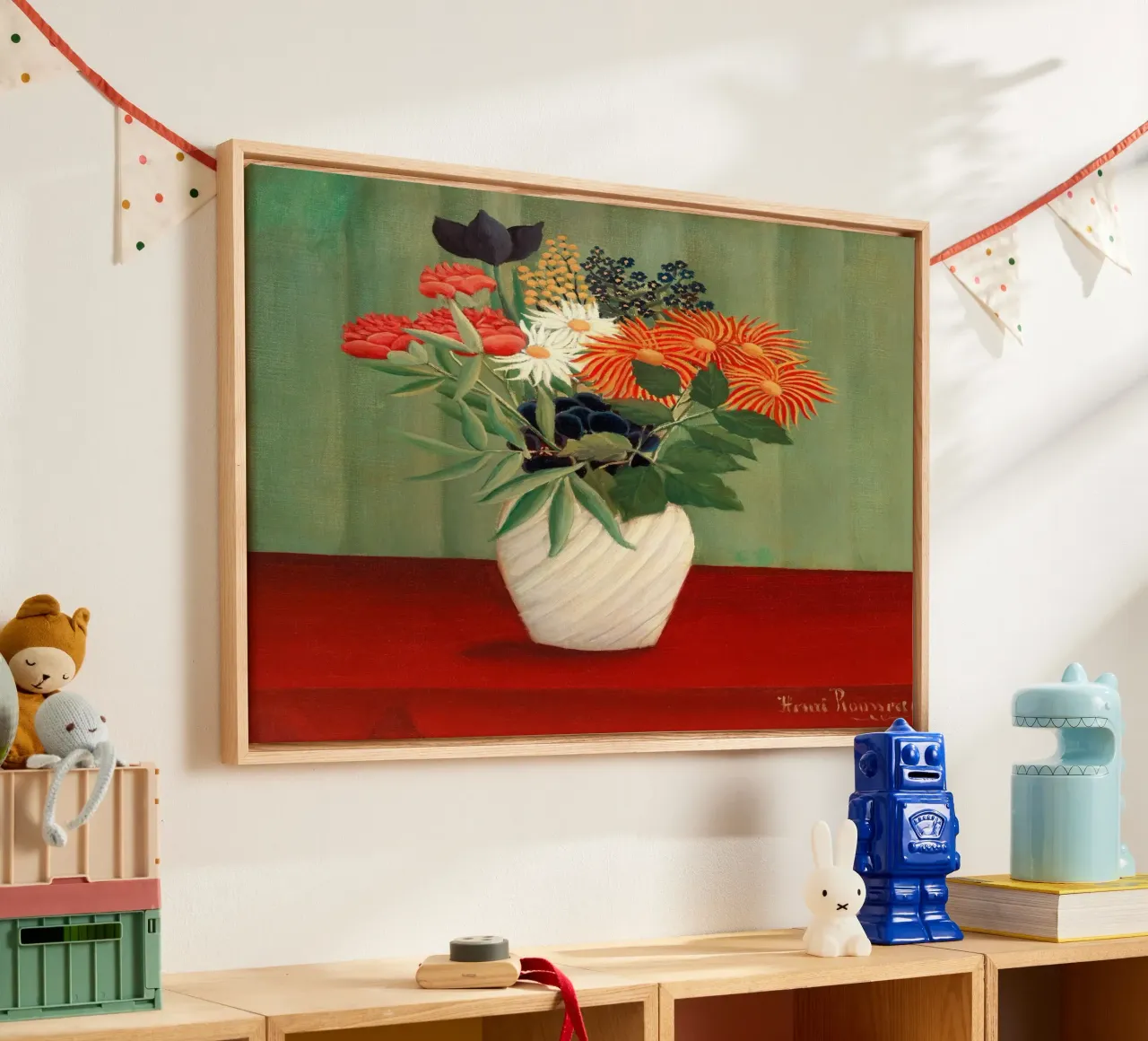 composizioni floreali decorative all'interno della casa tela con Cornice a cassetta da taylor shop