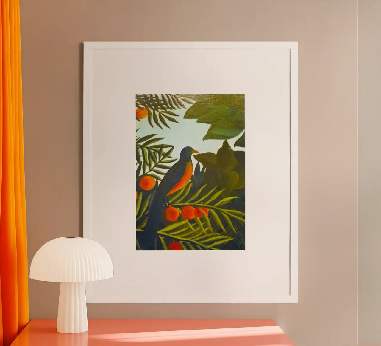 pájaros posados en las ramas poster de taylor shop