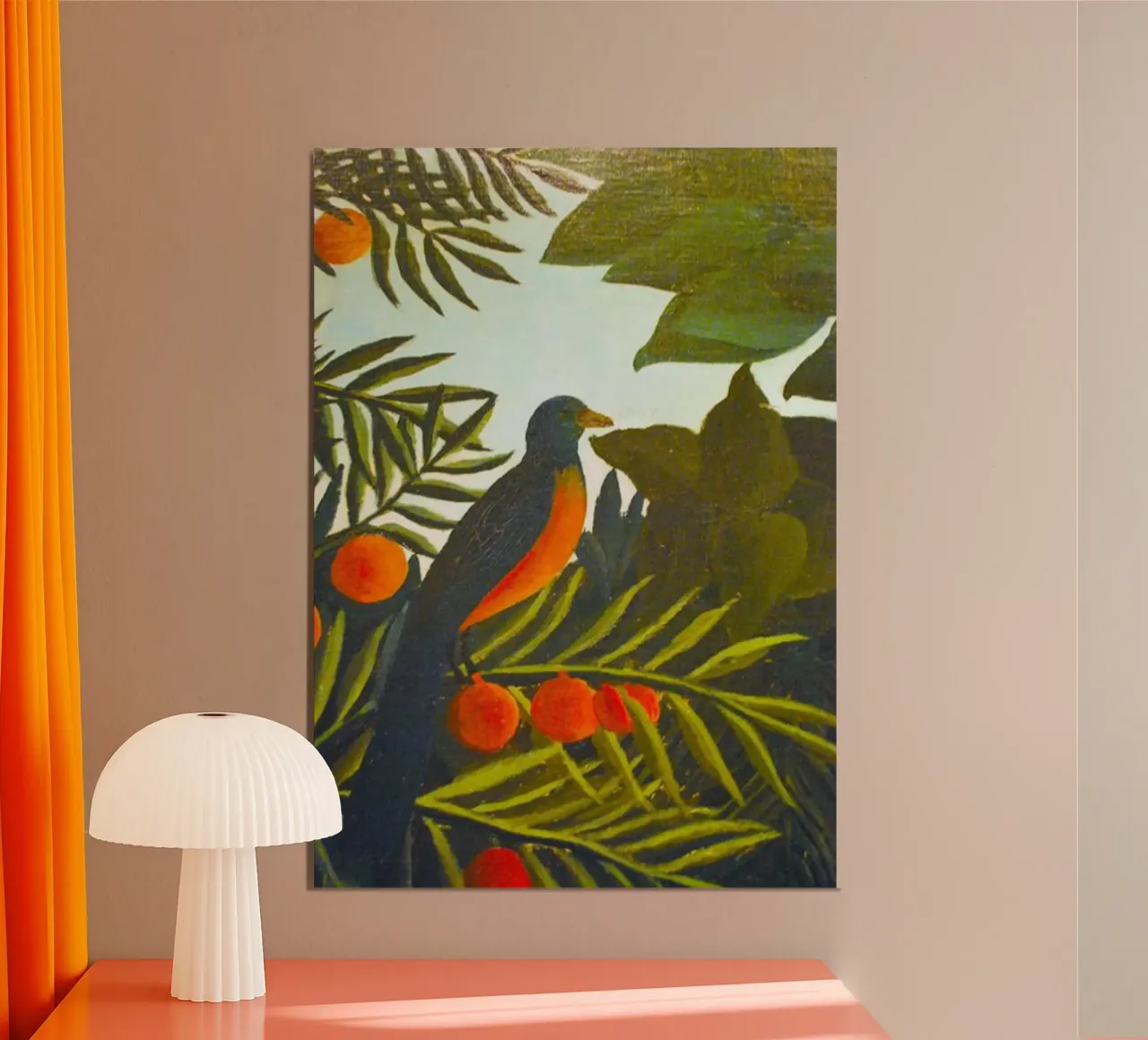 pájaros posados en las ramas poster de taylor shop