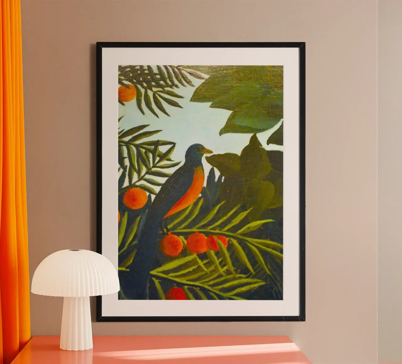 pájaros posados en las ramas poster de taylor shop