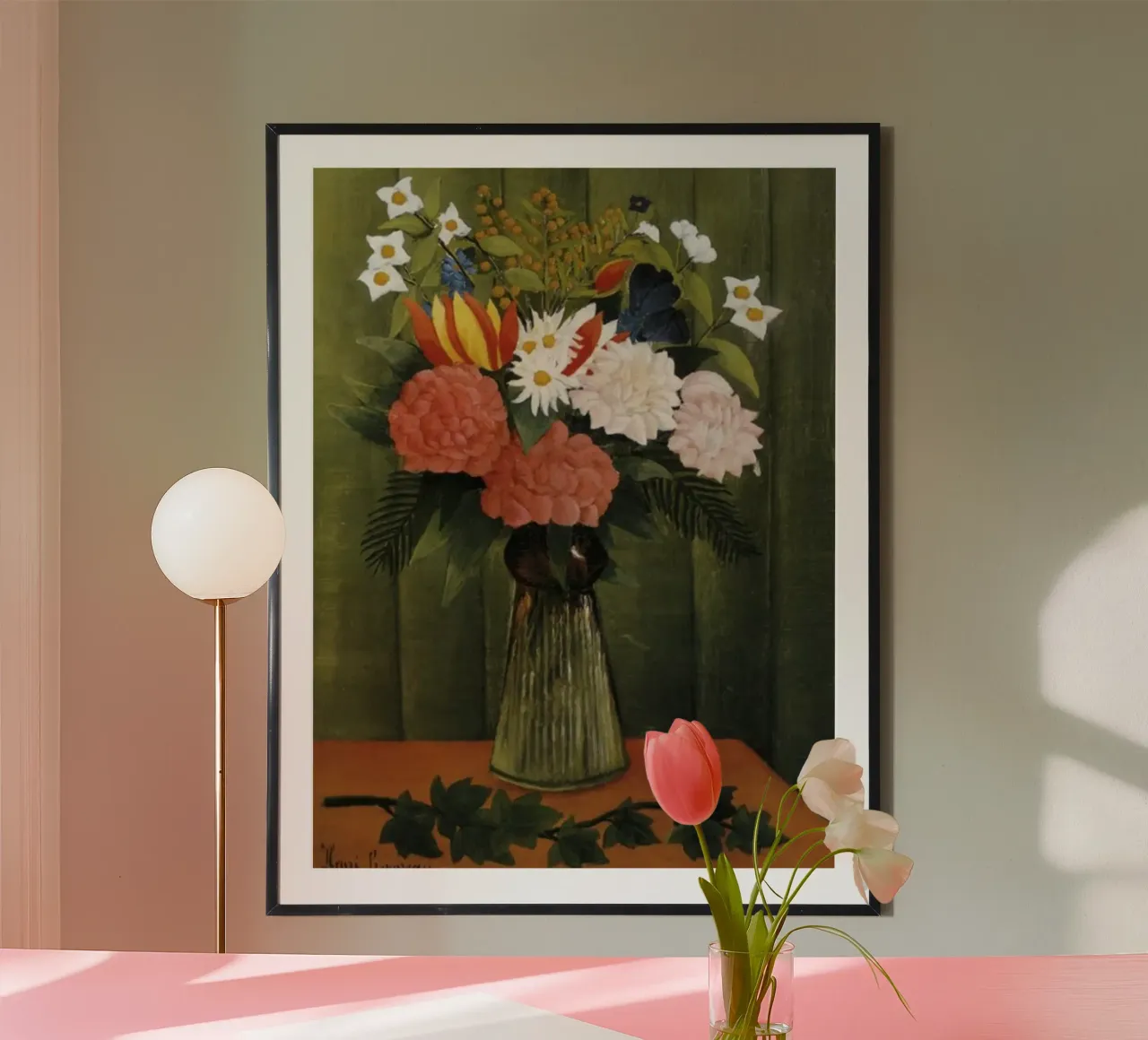 bouquet di fiori dipinto poster da taylor shop
