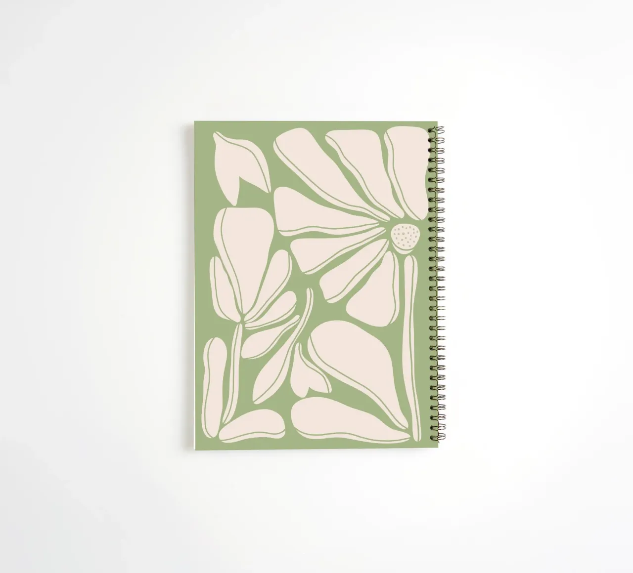Garden in green mid century diario ad anelli da BAINAI