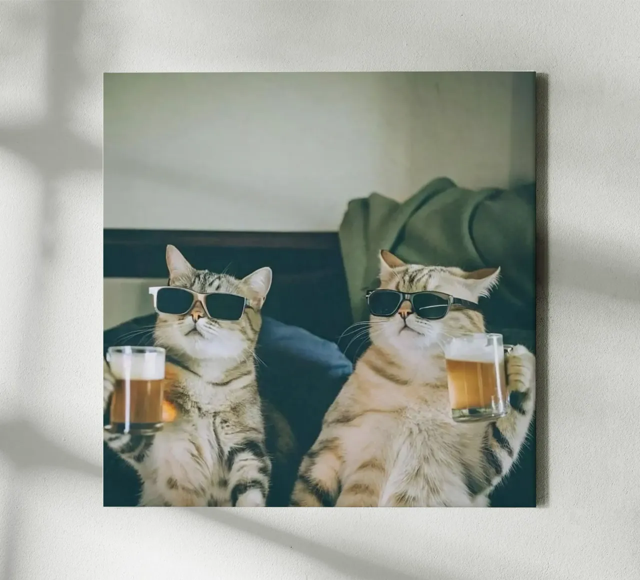 cats cheer beer canvas met Baklijst van vicgaler