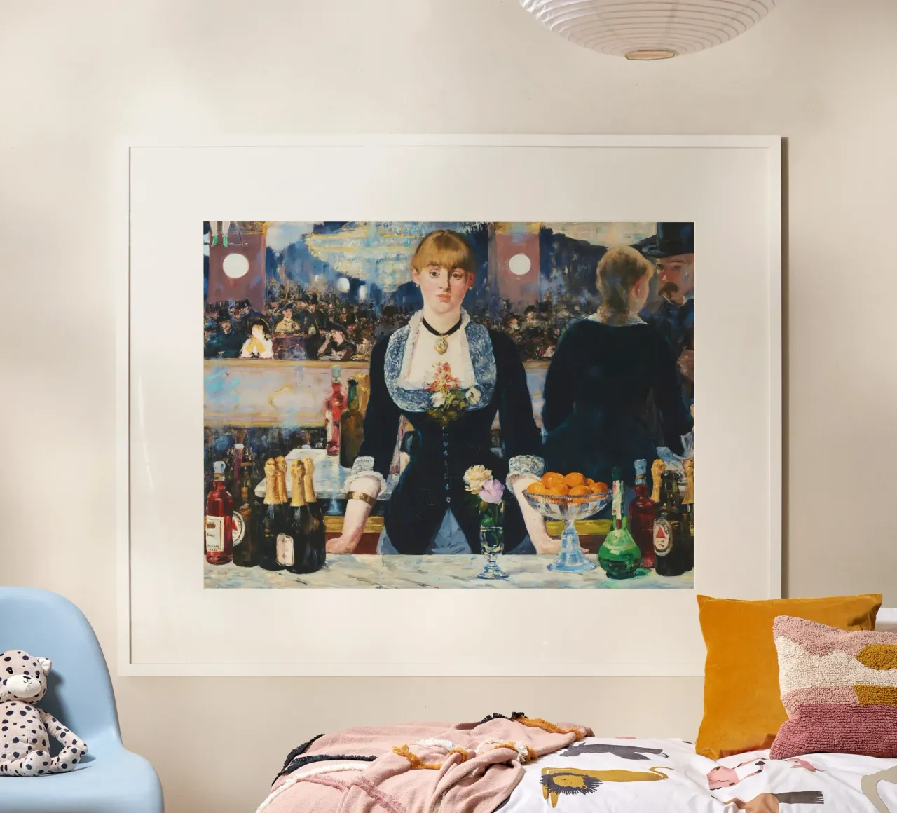 Un bar alle Folies-Bergère - Édouard Manet poster da Venus Art