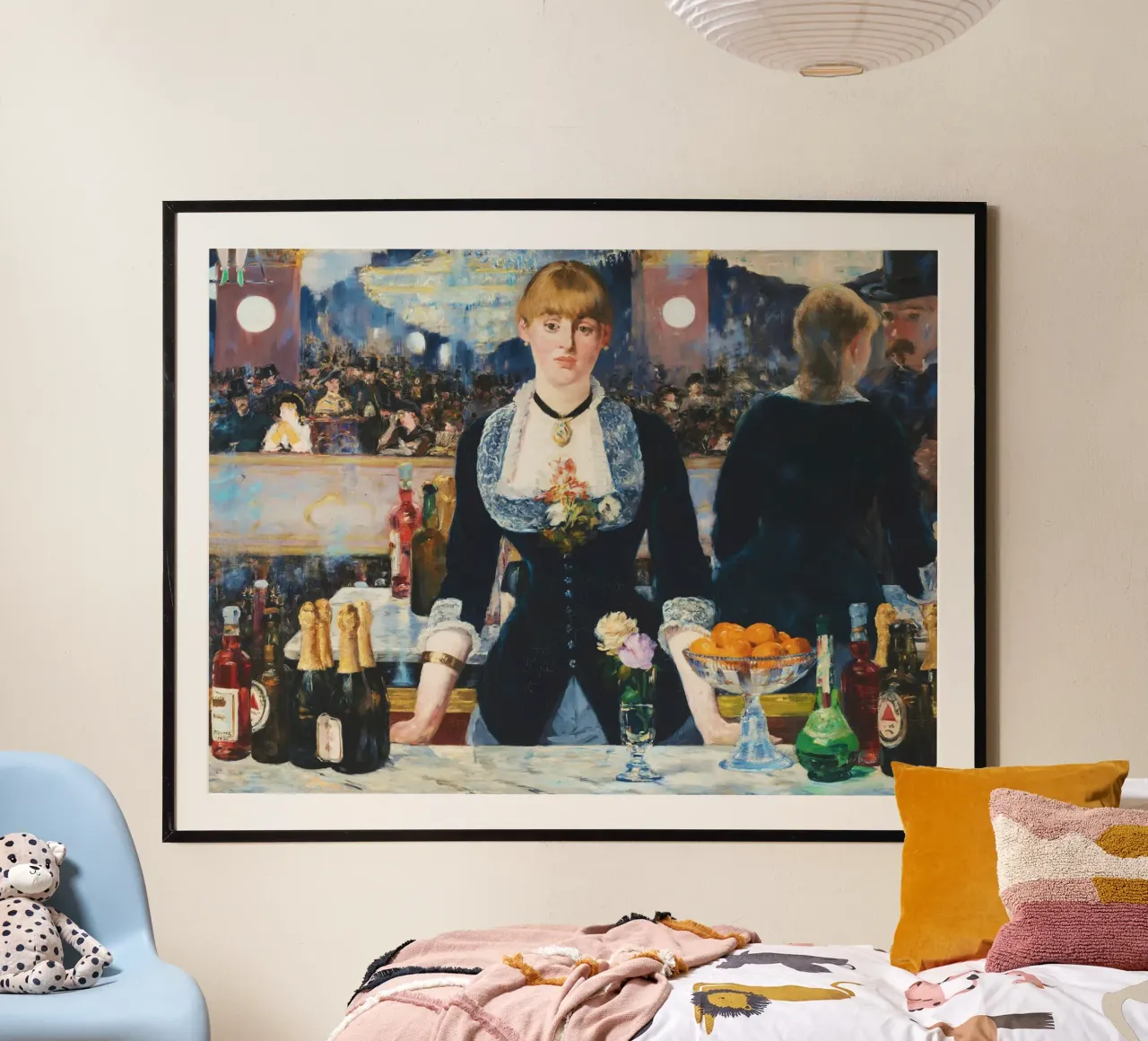 Un bar alle Folies-Bergère - Édouard Manet poster da Venus Art