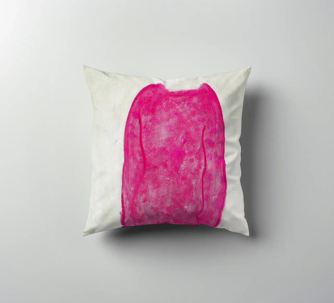 Donna in rosso - Chang Yu (Sanyu) cuscino da Classic Art Prints