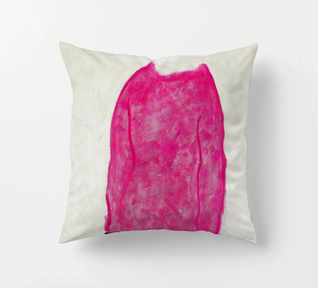 Donna in rosso - Chang Yu (Sanyu) cuscino da Classic Art Prints