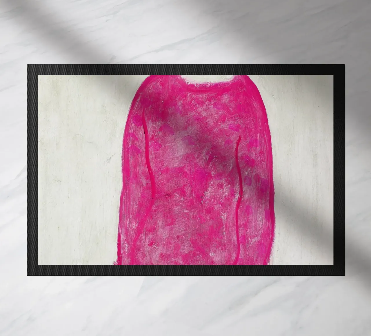 Donna in rosso - Chang Yu (Sanyu) zerbino da Classic Art Prints