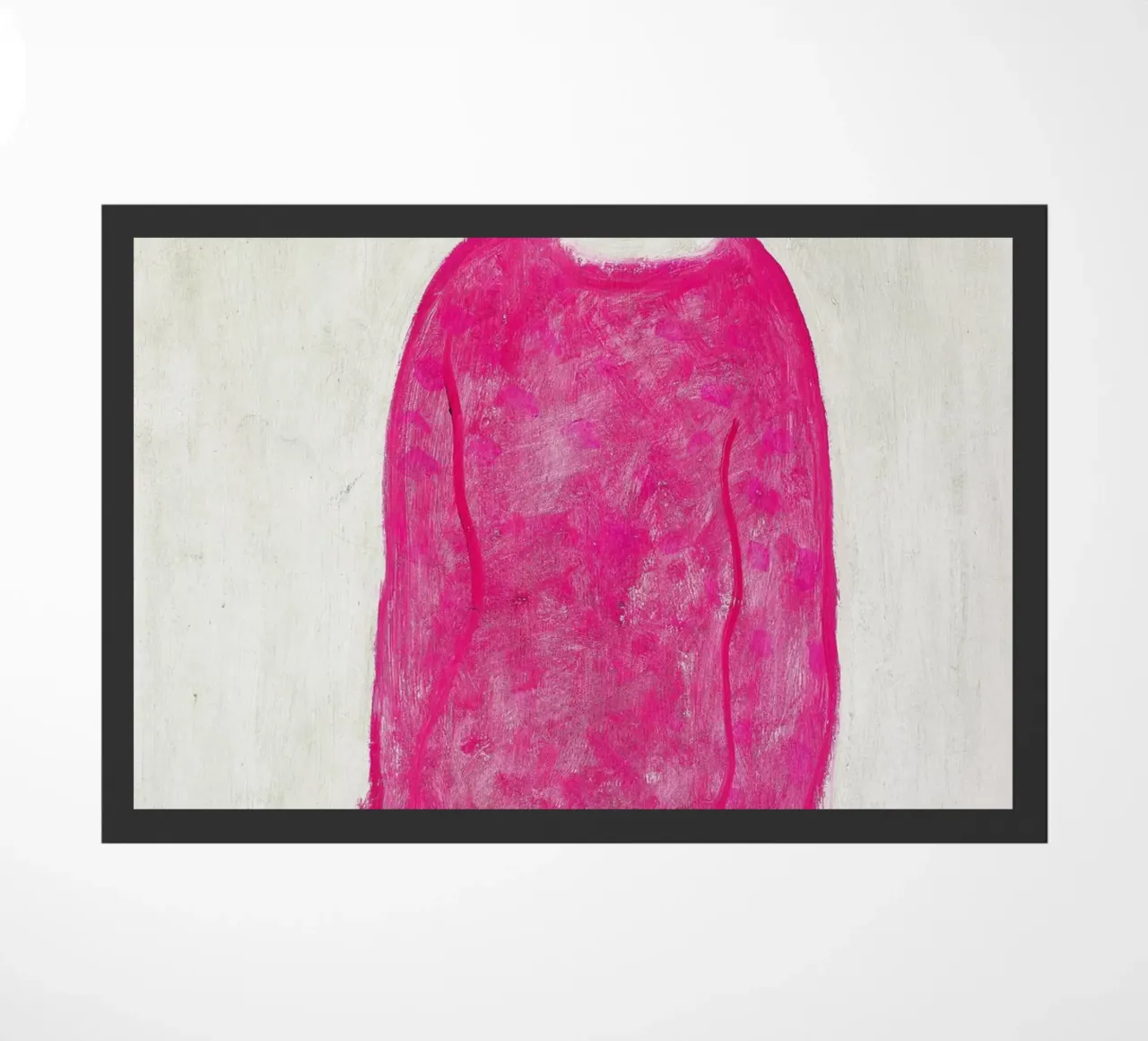 Donna in rosso - Chang Yu (Sanyu) zerbino da Classic Art Prints