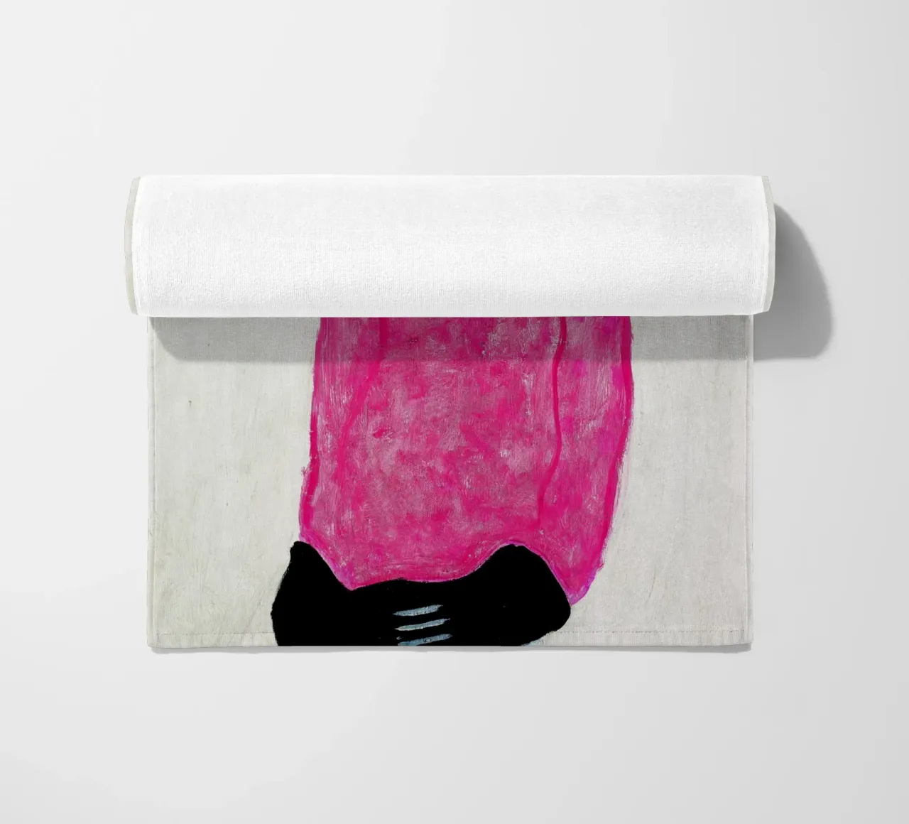 Donna in rosso - Chang Yu (Sanyu) telo mare da Classic Art Prints