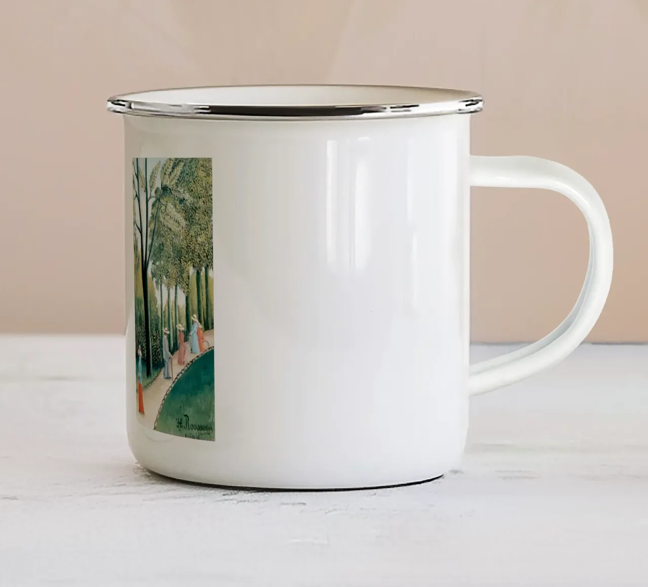 Chopin Monument at the three-way intersection enamel mug by taylor shop