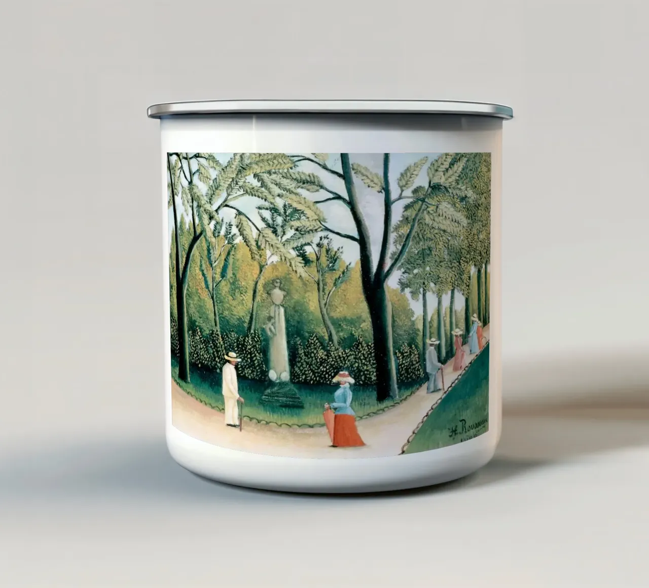 Chopin Monument at the three-way intersection enamel mug by taylor shop