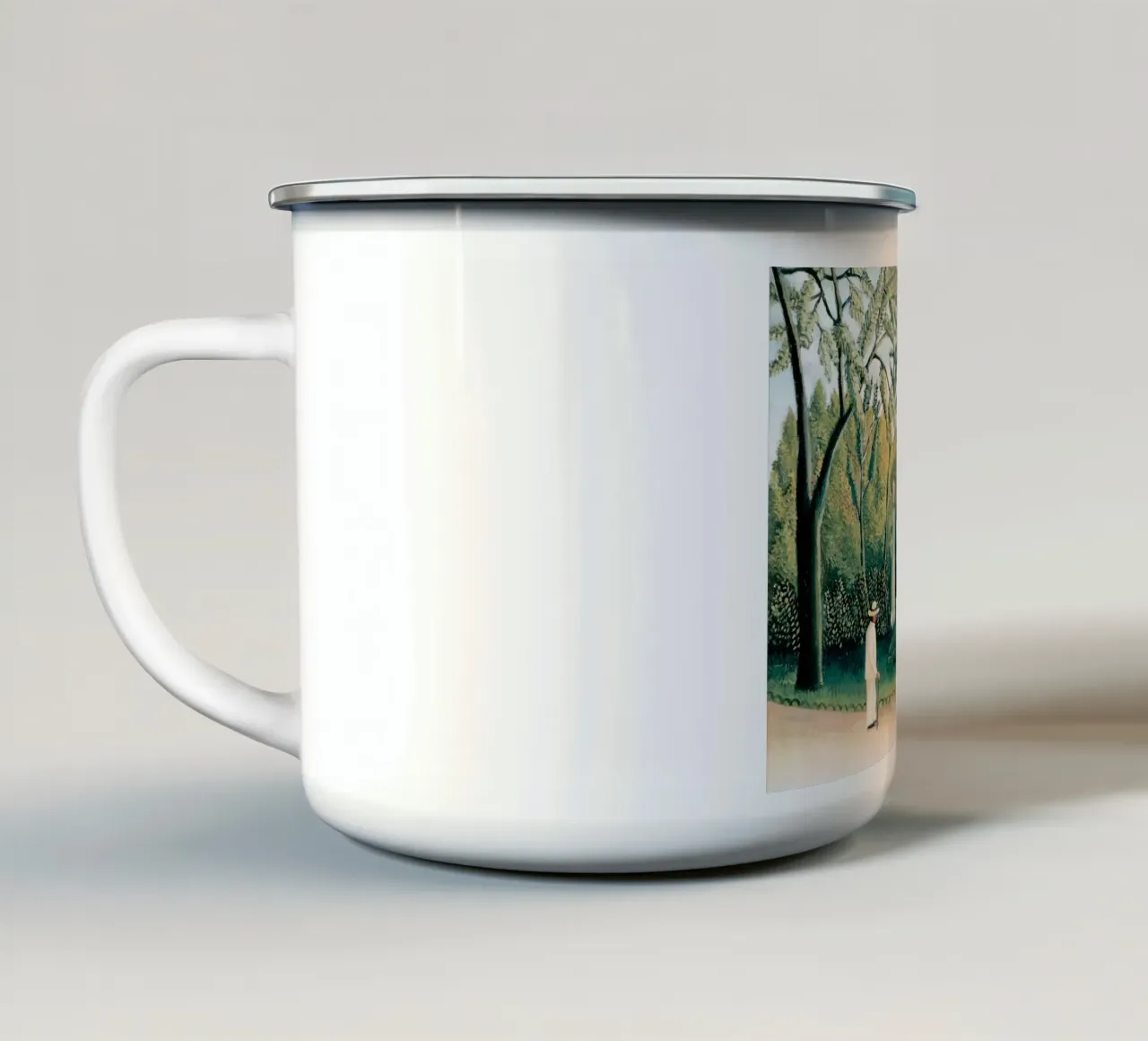 Chopin Monument at the three-way intersection enamel mug by taylor shop