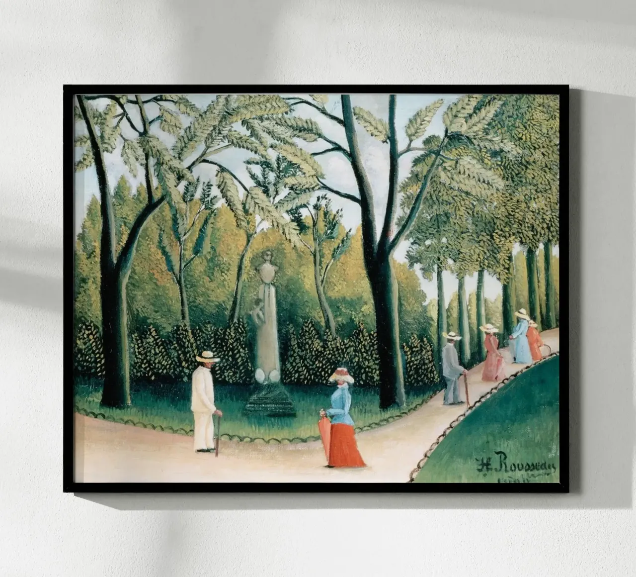 Chopin-Denkmal an der Drei-Wege-Kreuzung Poster von taylor shop