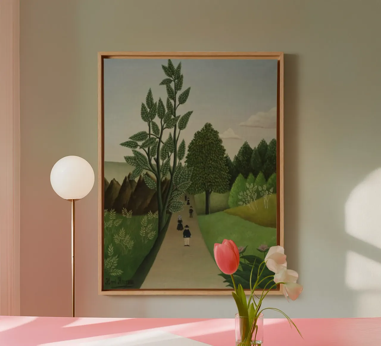 strada in mezzo alle colline tela con Cornice a cassetta da taylor shop