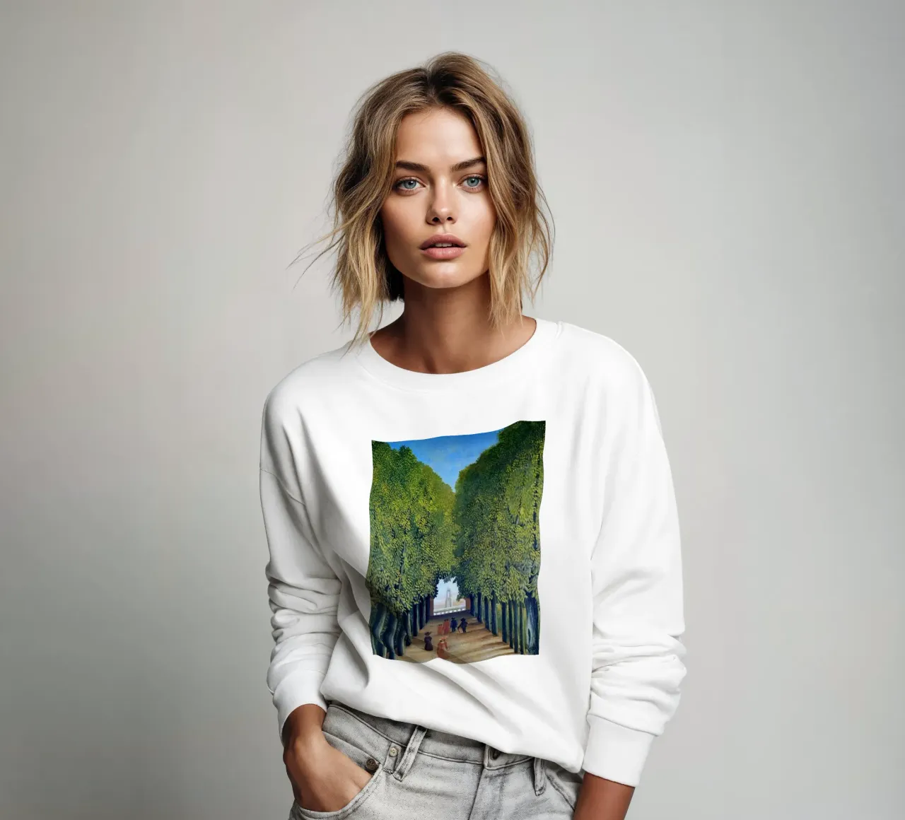 un sentiero in un bel giardino felpa da taylor shop