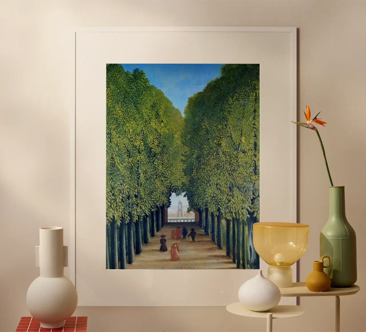 un sentiero in un bel giardino poster da taylor shop