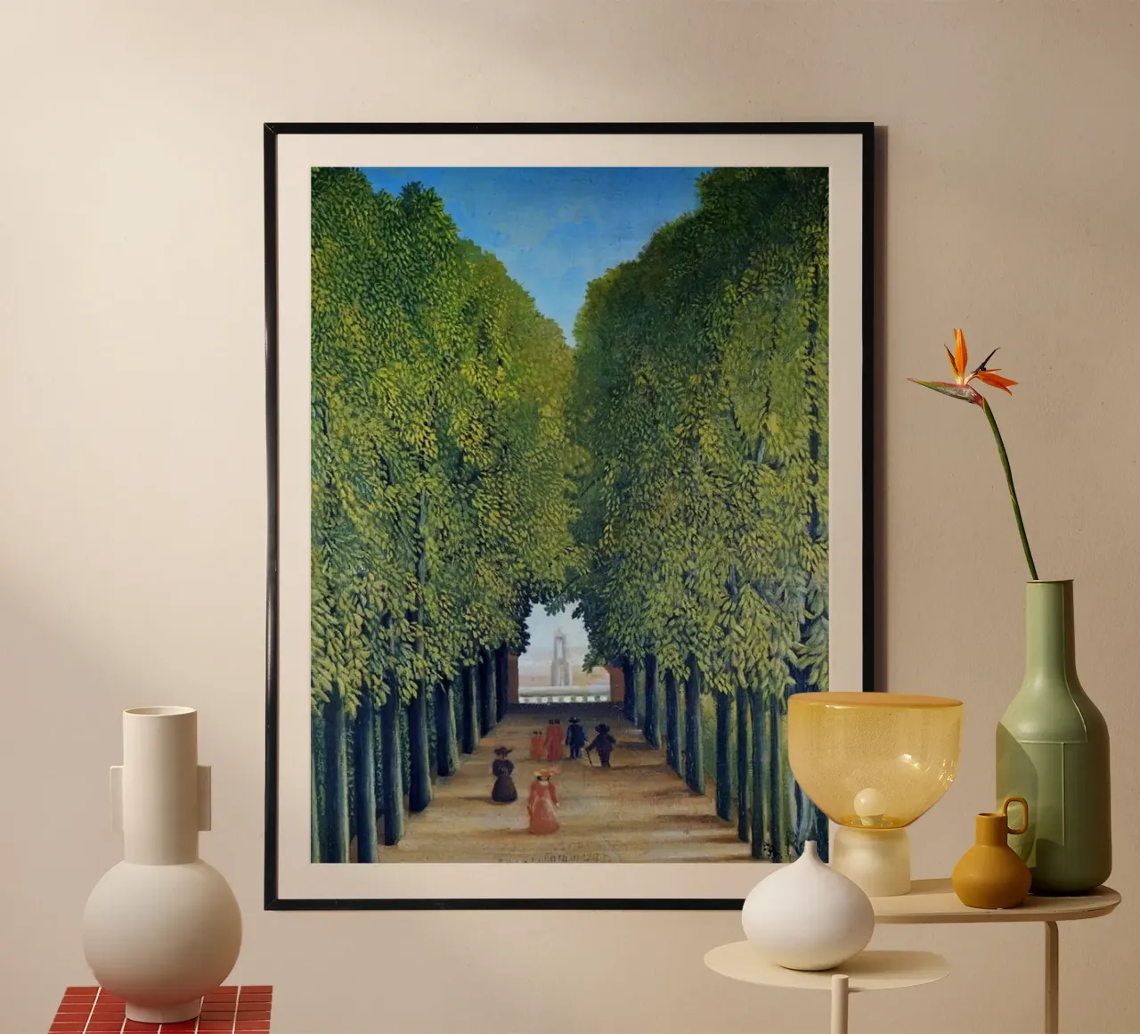 un sentiero in un bel giardino poster da taylor shop