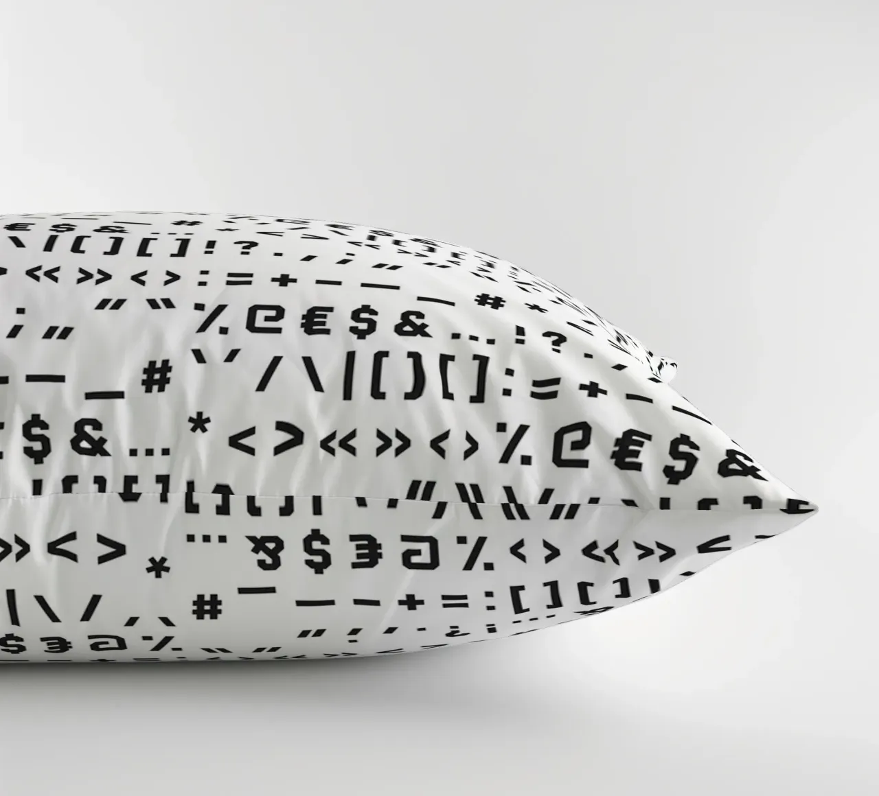 Typography Special Characters Pattern #1 cuscino da kathrinmay