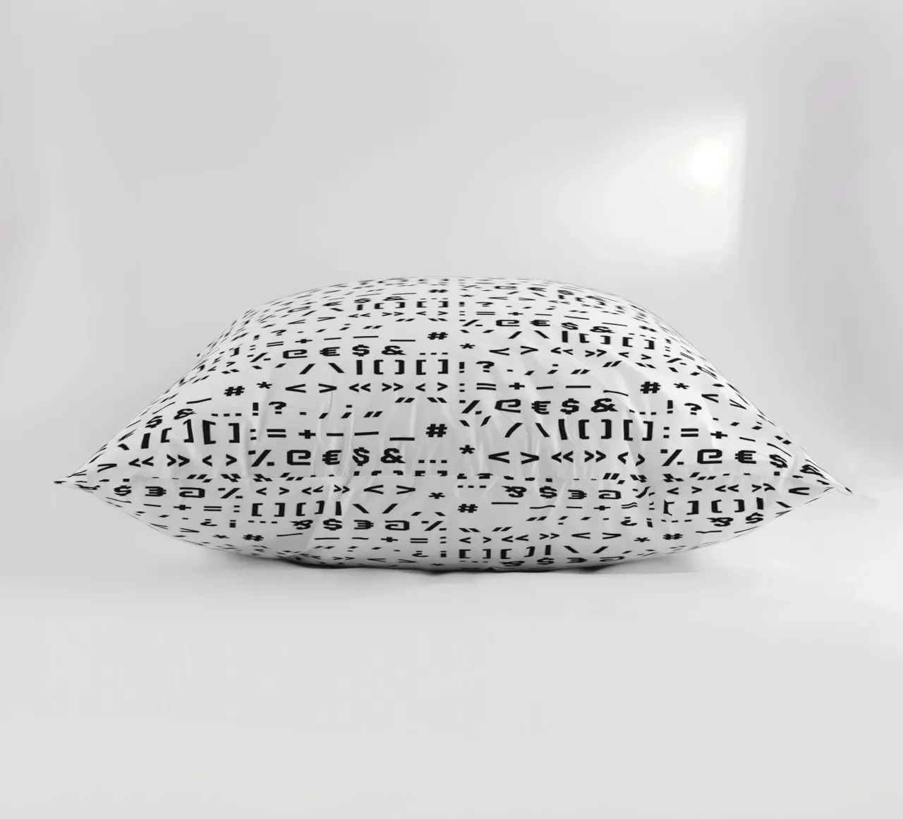 Typography Special Characters Pattern #1 cuscino da kathrinmay