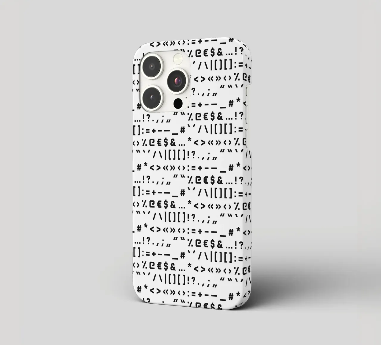 Typography Special Characters Pattern #1 cover iphone da kathrinmay