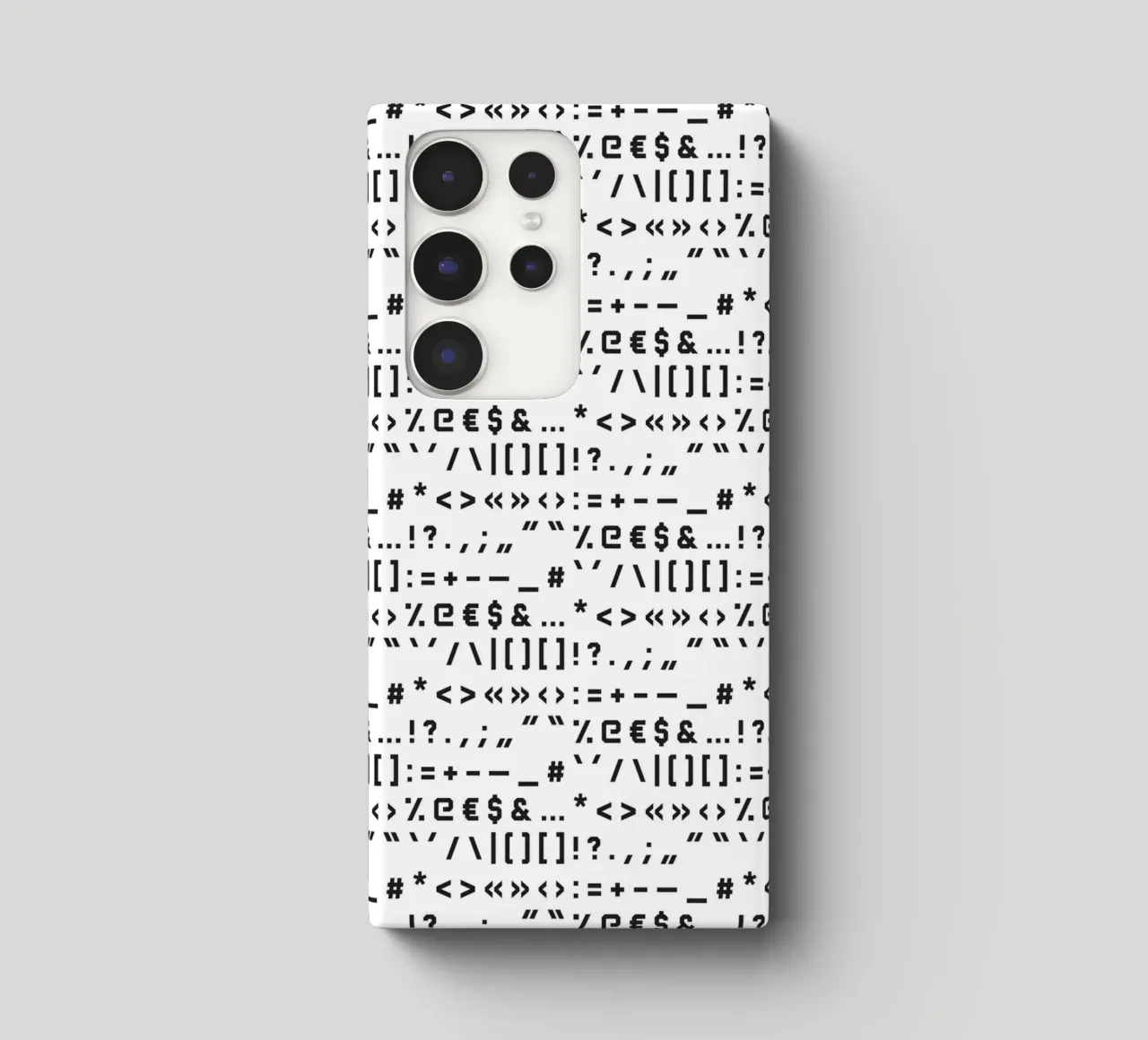 Typography Special Characters Pattern #1 cover samsung da kathrinmay