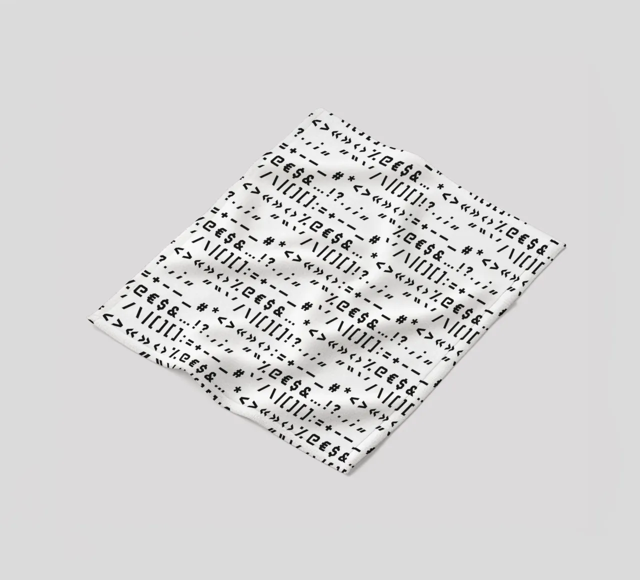 Typography Special Characters Pattern #1 coperta in pile da kathrinmay