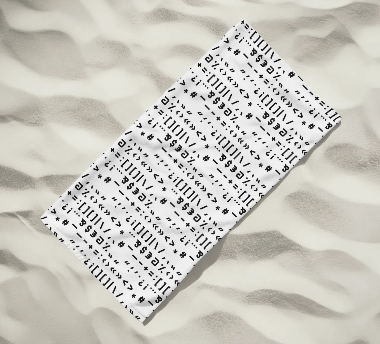 Typography Special Characters Pattern #1 telo mare da kathrinmay