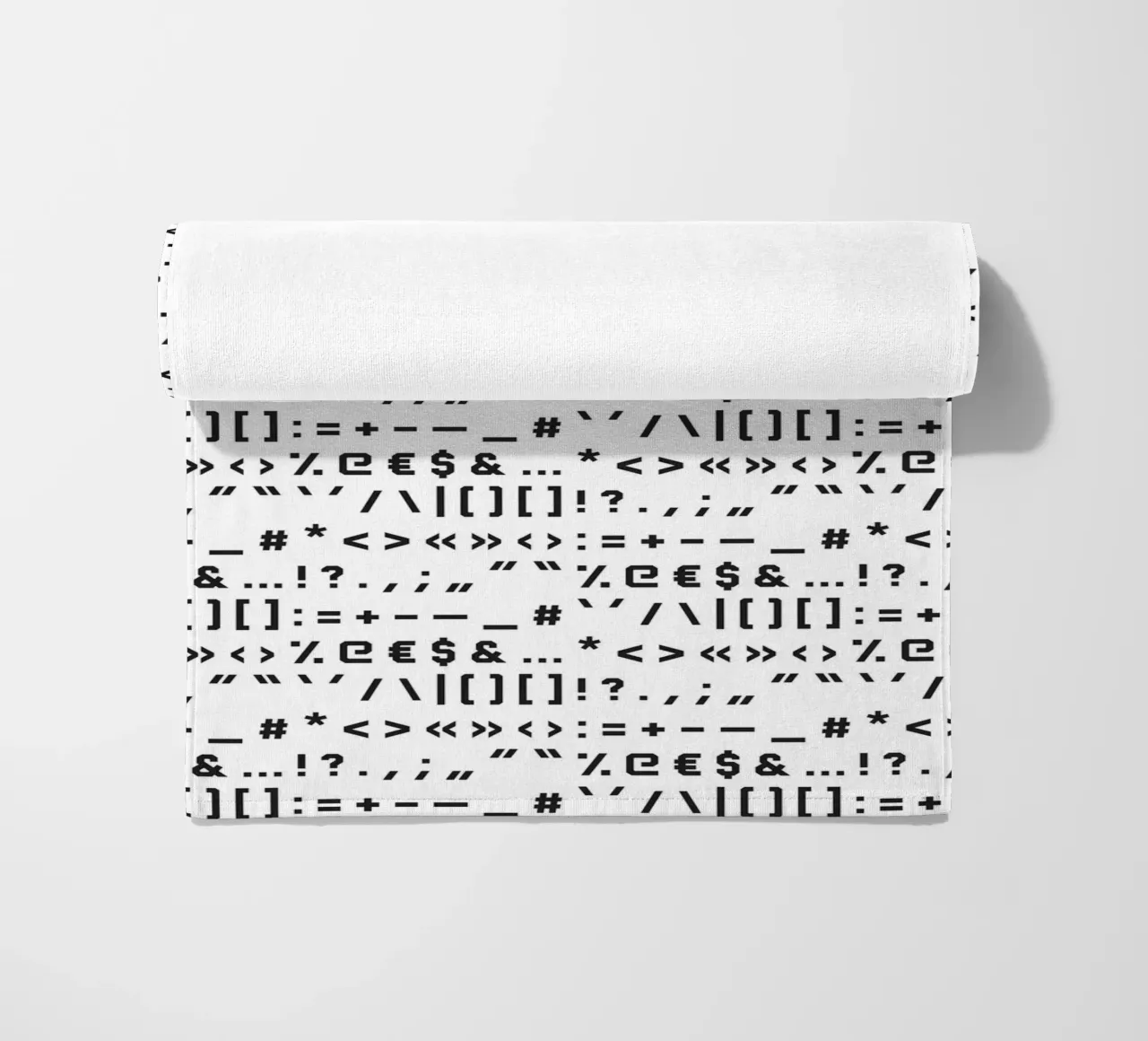 Typography Special Characters Pattern #1 telo mare da kathrinmay