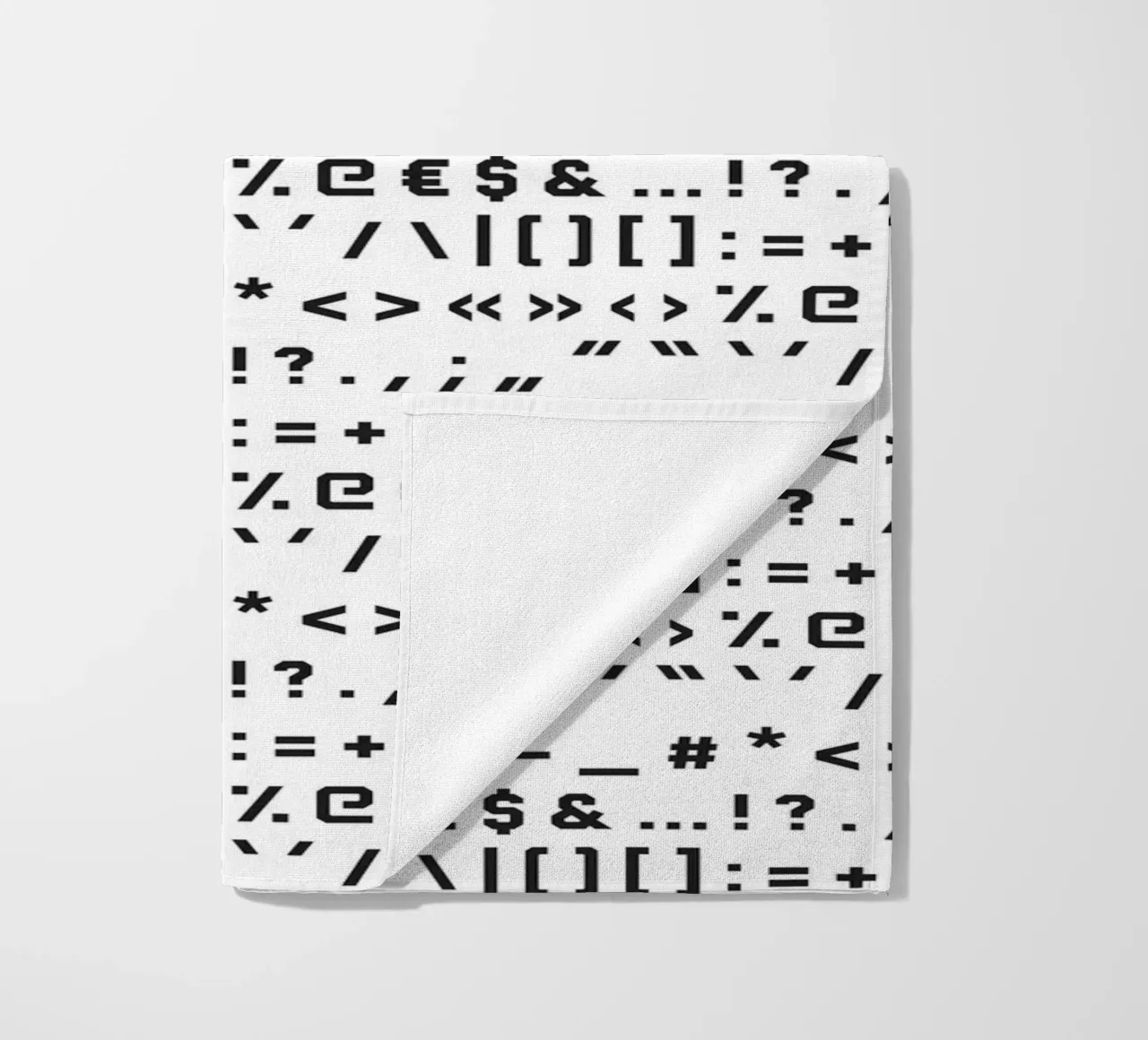 Typography Special Characters Pattern #1 telo mare da kathrinmay