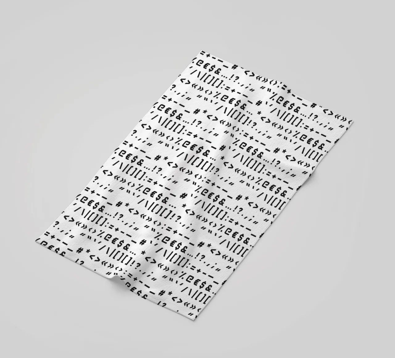 Typography Special Characters Pattern #1 telo mare da kathrinmay