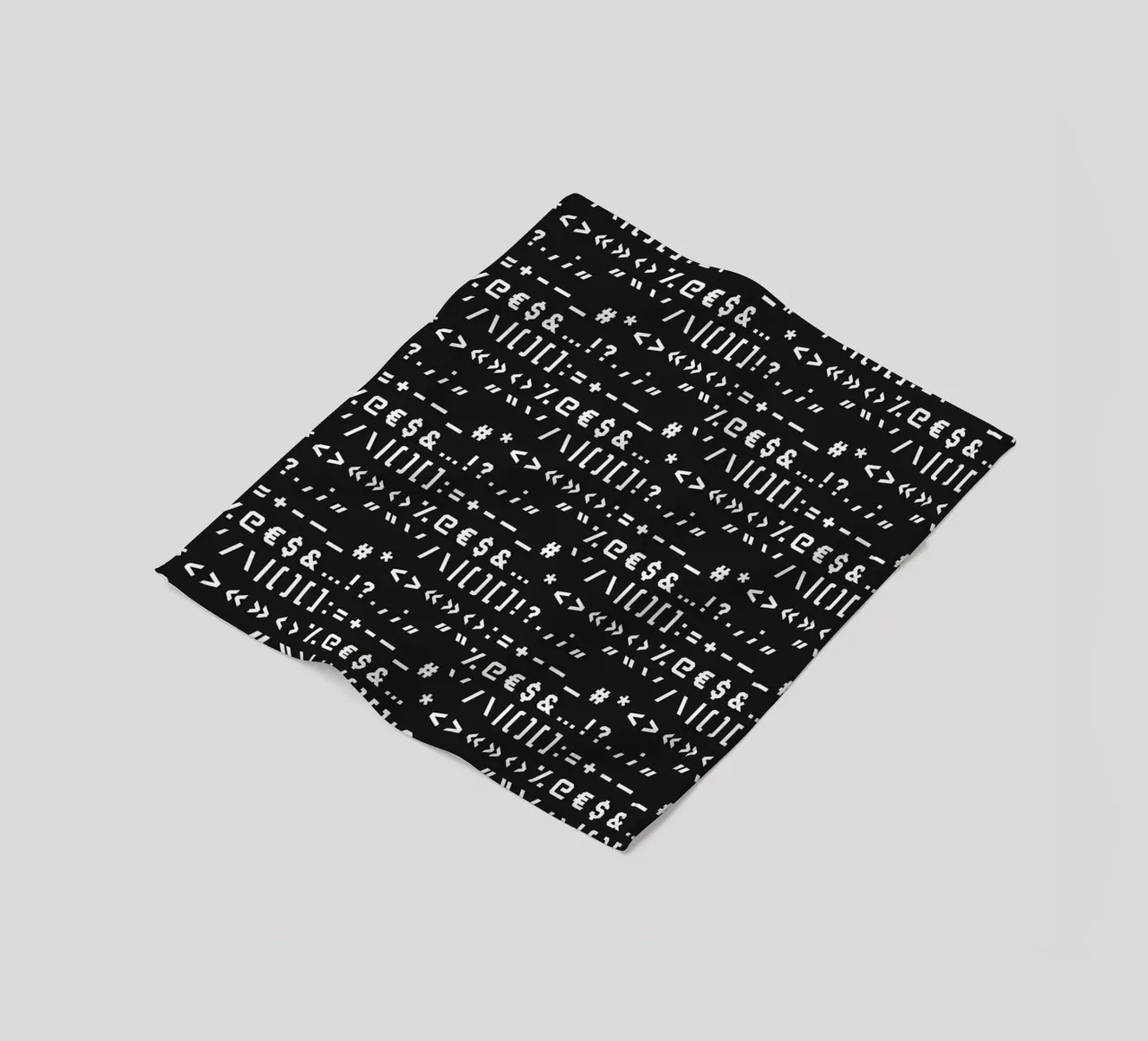 Typography Special Characters Pattern #2 coperta in pile da kathrinmay