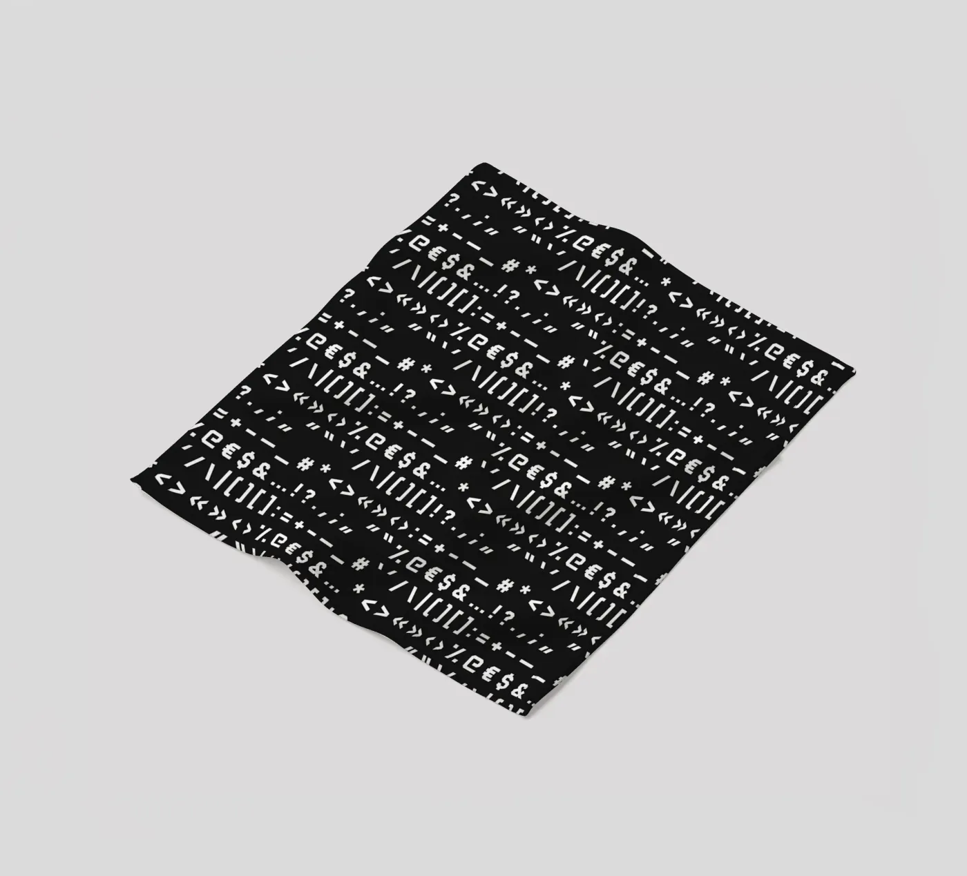 Typography Special Characters Pattern #2 Fleecedecke von kathrinmay