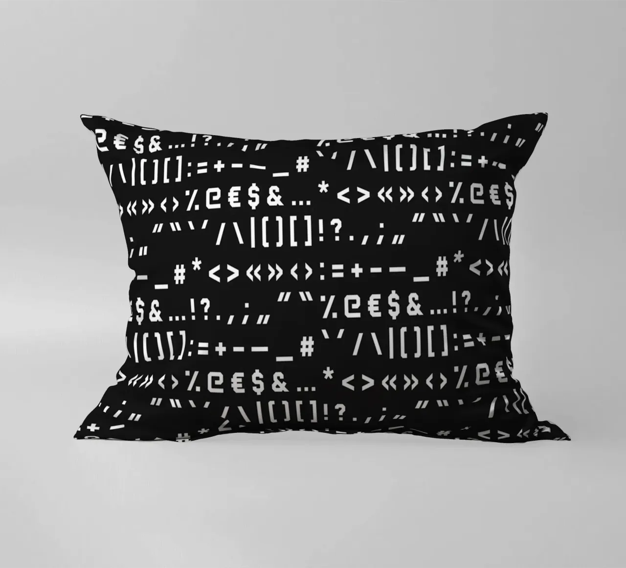 Typography Special Characters Pattern #2 cuscino da kathrinmay
