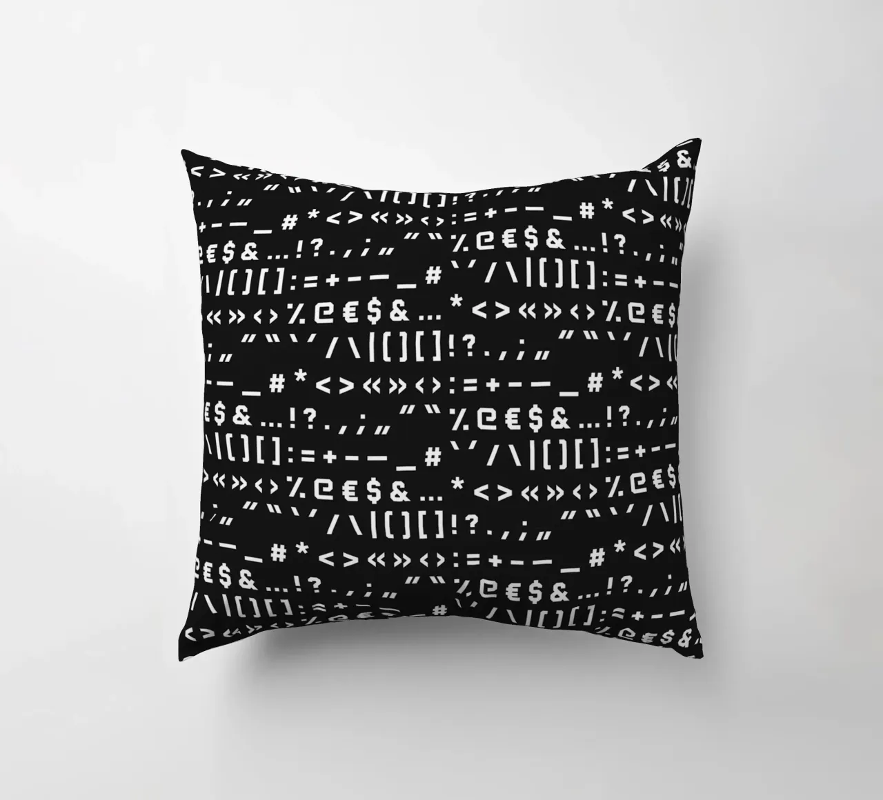 Typography Special Characters Pattern #2 cuscino da kathrinmay