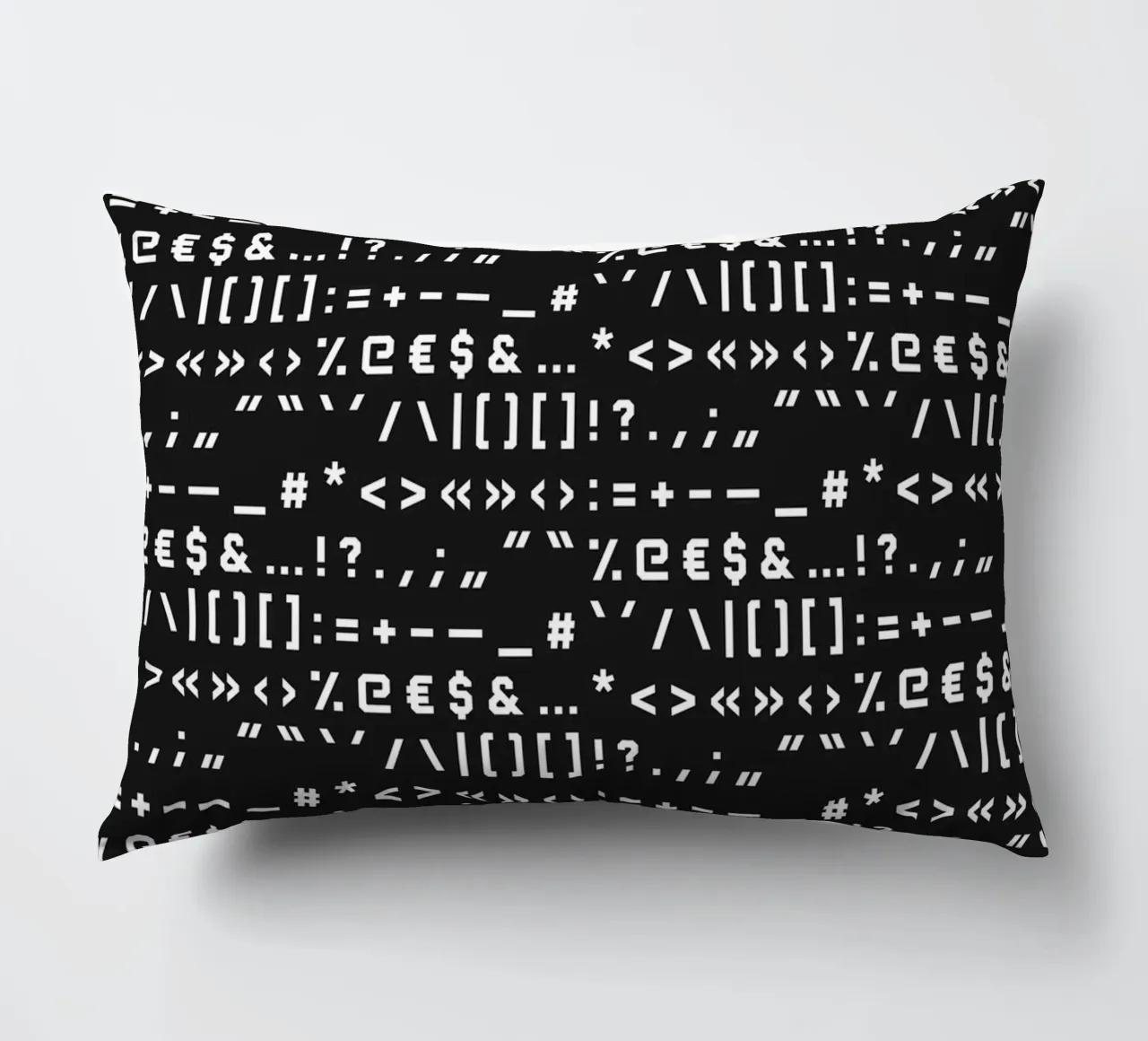 Typography Special Characters Pattern #2 cuscino da kathrinmay
