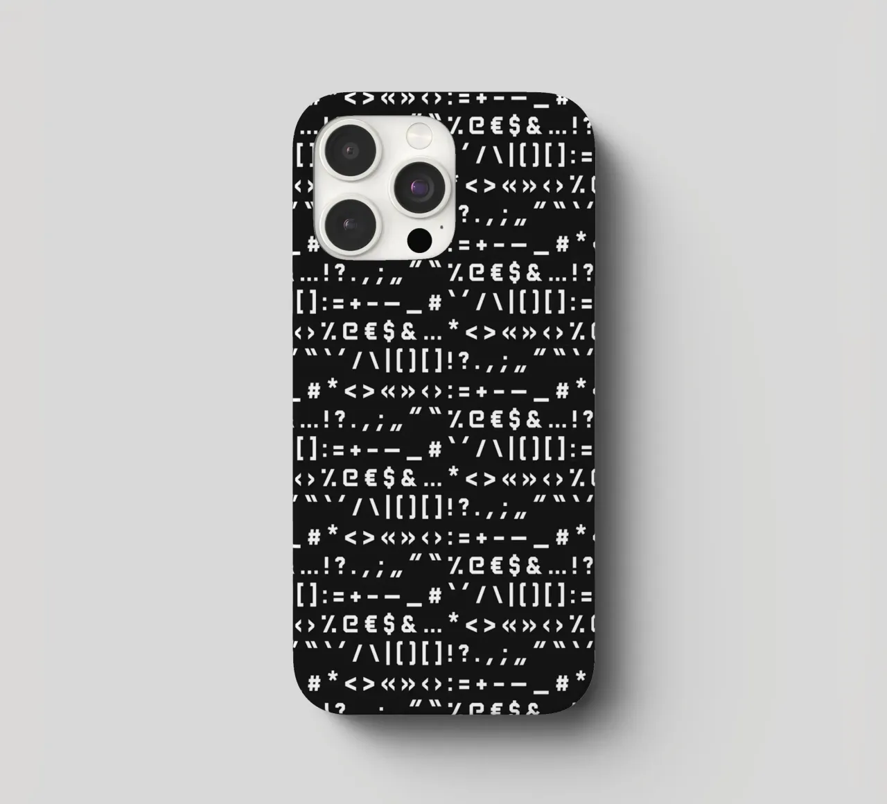 Typography Special Characters Pattern #2 cover iphone da kathrinmay