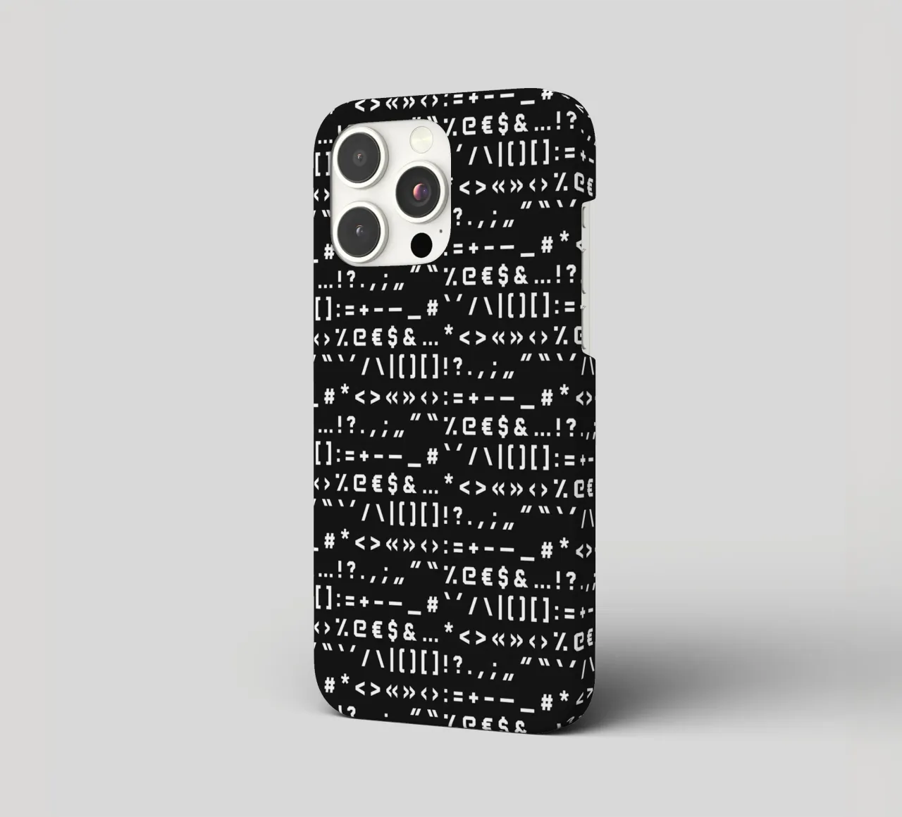 Typography Special Characters Pattern #2 cover iphone da kathrinmay
