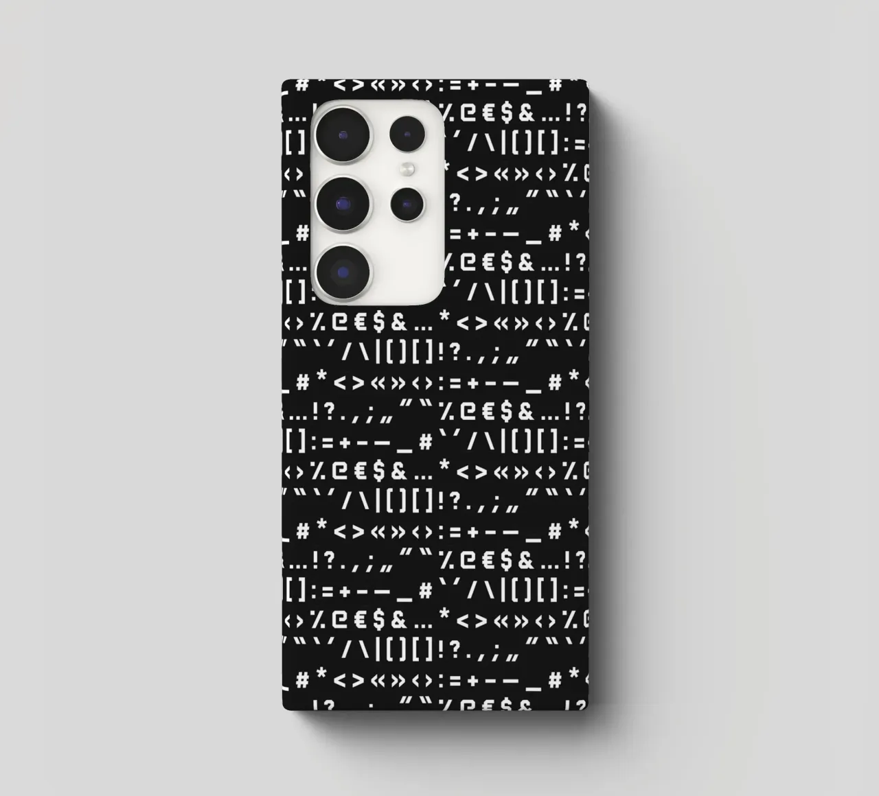 Typography Special Characters Pattern #2 cover samsung da kathrinmay