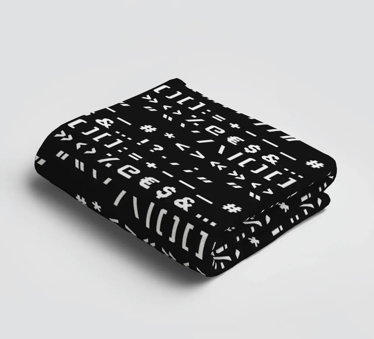 Typography Special Characters Pattern #2 asciugamano da bagno da kathrinmay