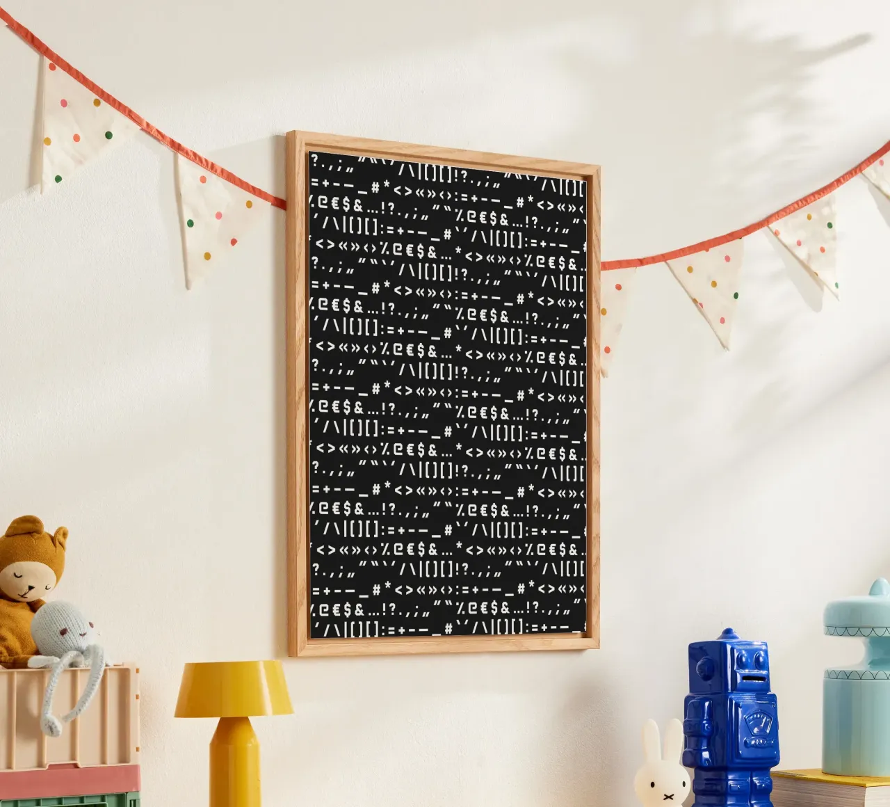 Typography Special Characters Pattern #2 plexiglass da kathrinmay